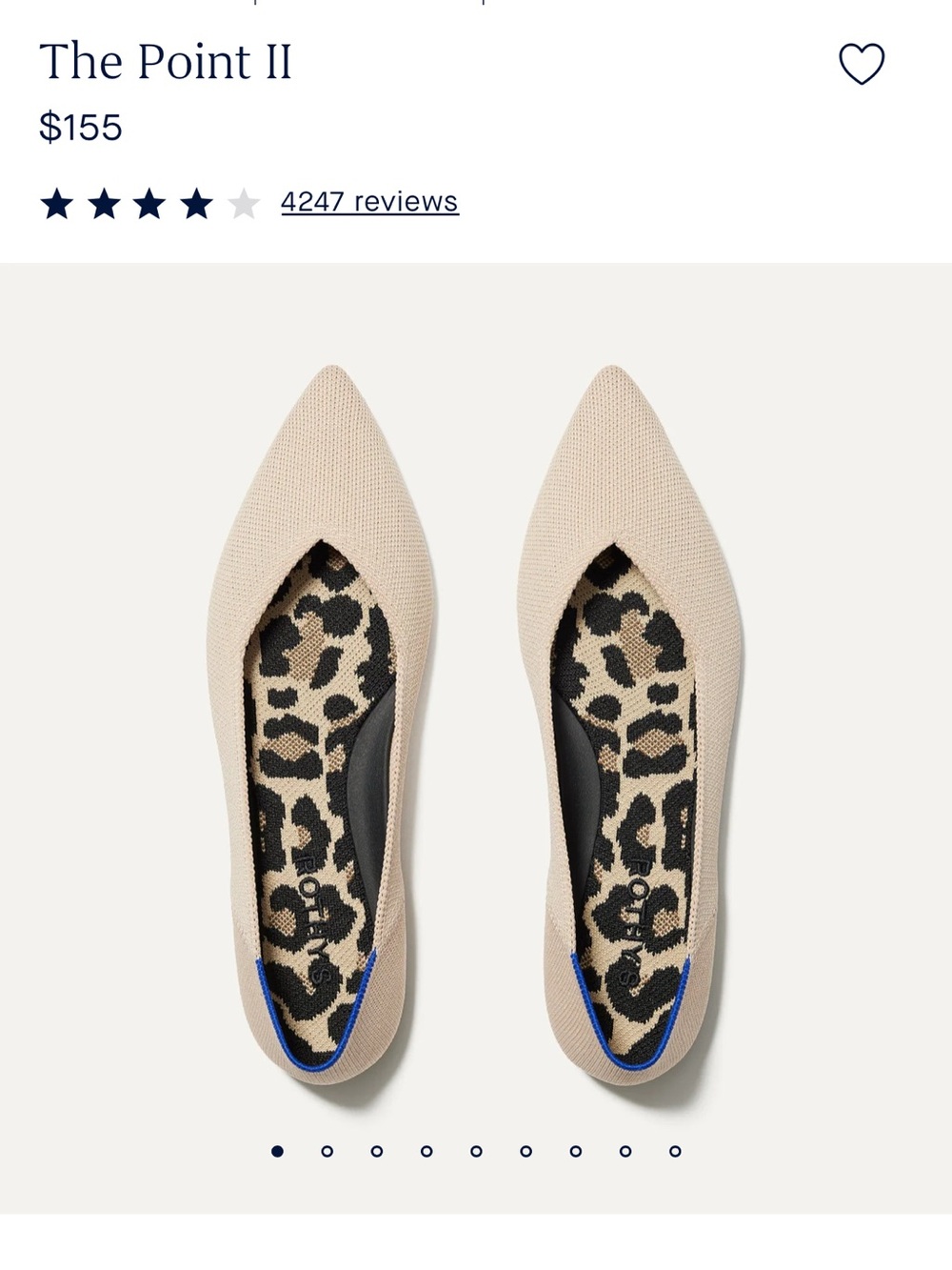 The Point II Pointed-Toe Ballet Flat — Beige